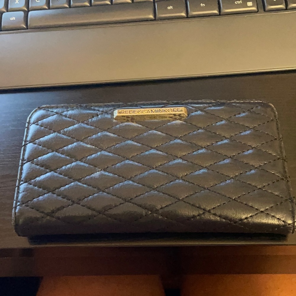 Rebecca Minkoff black leather wallet